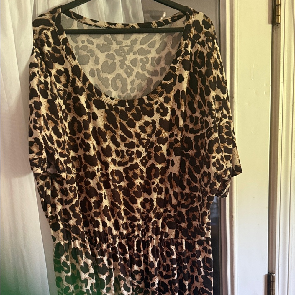 Leopard Print Dress